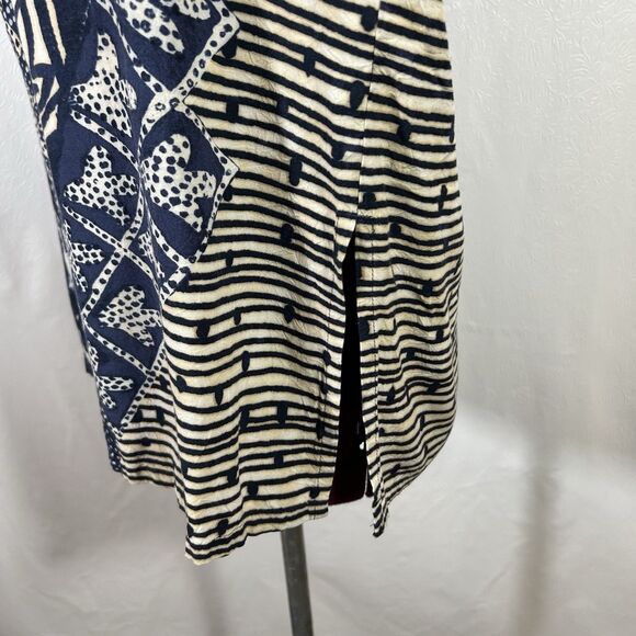 Vintage Jams World Tapa Print Pullover Rayon Tunic Top Sz S Batik Tropical Boho - Picture 6 of 16
